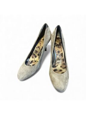 Sam Edelman Tan Leather Suede Women's Pumps Heels Size 9.5